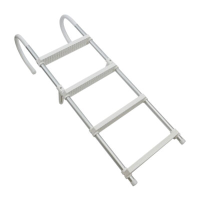 Hook-over Aluminium Boot Bordleiter 4 Stufen, Marine