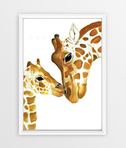 giraffe print nursery