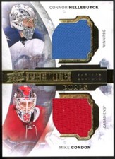 2015-16 Upper Deck Premier Duals Jerseys 116/149 Hellebuyck/Condon V98800