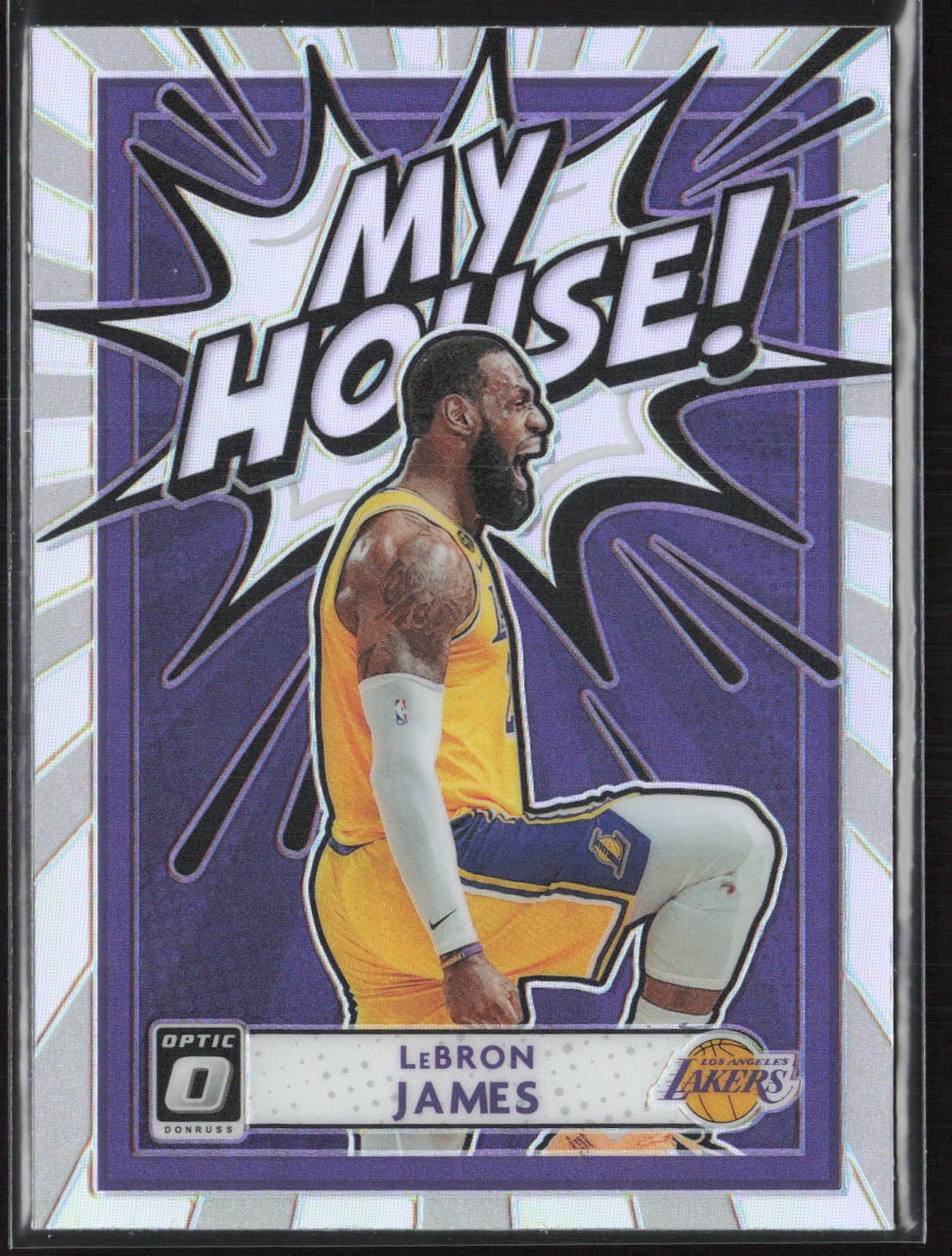 2020-21 Donruss Optic #4 LeBron James My House Holo Silver Prizm