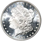 1887-P Morgan Dollar, Uncirculated to Gem BU PQ FROSTY Piece From Original Roll