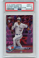 2018 TOPPS CHROME UPDATE #HMT11 LOURDES GURRIEL JR. 