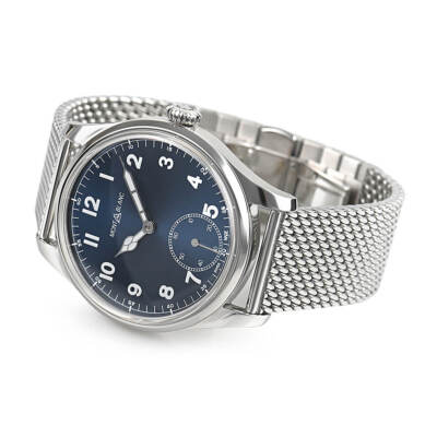 MONTBLANC 1858 Manual Small Second 113702 44MM Men's Watch ''REFURBISHED''