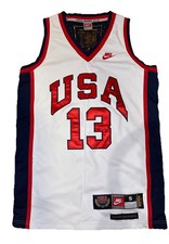 Vintage Olympic USA Basketball Team Danny Manning #13 Nike Jersey Size S RARE