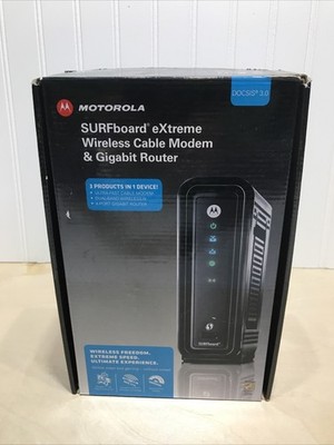 Motorola ARRIS SURFboard SBG6580 DOCSIS 3.0 Cable Modem and Wi-Fi Router