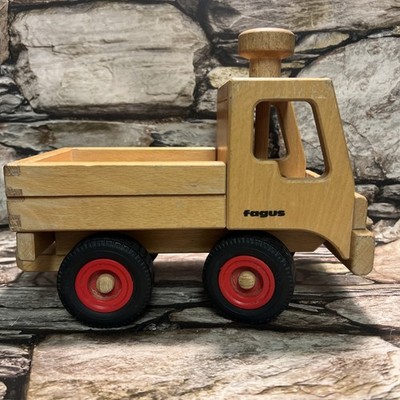 Fagus Wooden Pick Up Truck Made in Germany Wood 10.02 Spiel Gut | eBay
