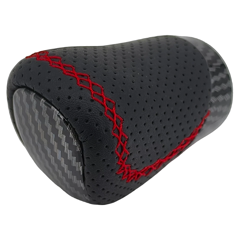 Red Stitch Carbon Fiber Shift Knob for Lexus ES GS RC IS NX RX – Auto Upgrade Foto 4 de 4