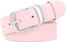 Women Belts For Jeans Dresses Pants Ladies Leather Waist Belt with Elegant Buckl