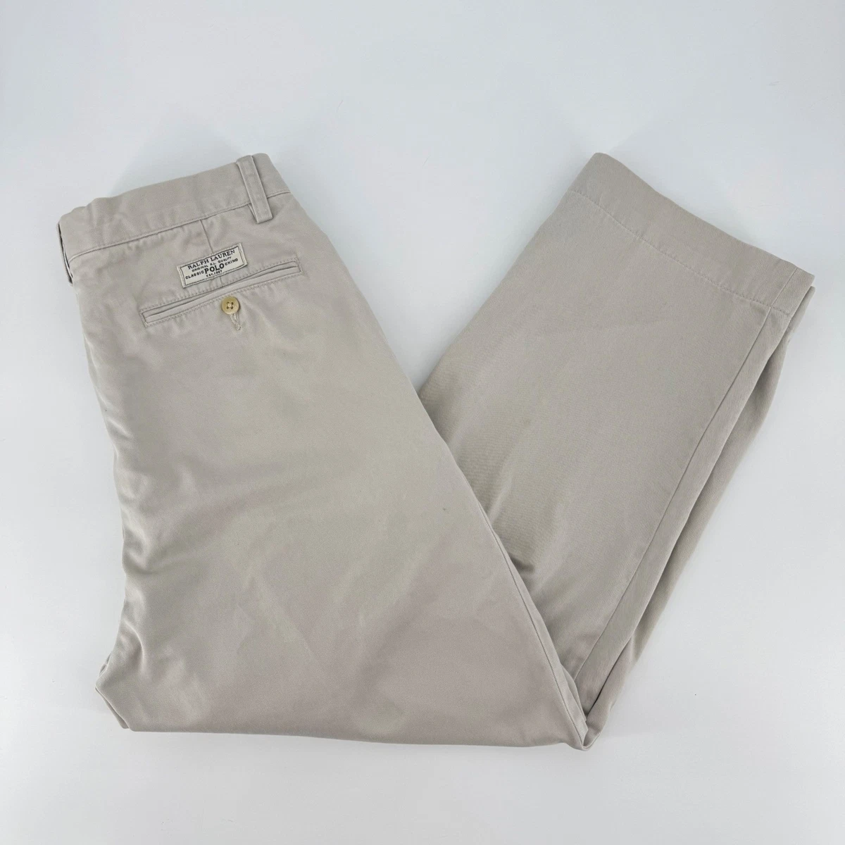 90-00s POLO CHINO ANDREW 33×30 Preços baixos em Calça chino Polo Ralph Lauren Andrew para Homens