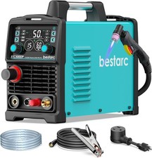 50A Bestarc Plasma Cutter Machine 110/220V Dual Voltage, 1/2 Inch Clean Cut 4/5