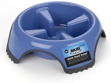 Petmate JW Skid-Stop Large Slow Feed Bowl Assorted Colors