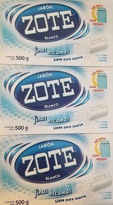 Jabon Zote Blanco Laundry Flakes Pack of 3 (500 grms)