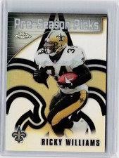 2000 TOPPS CHROME PRESEASON PICKS REFRACTOR #14 - RICKY WILLIAMS
