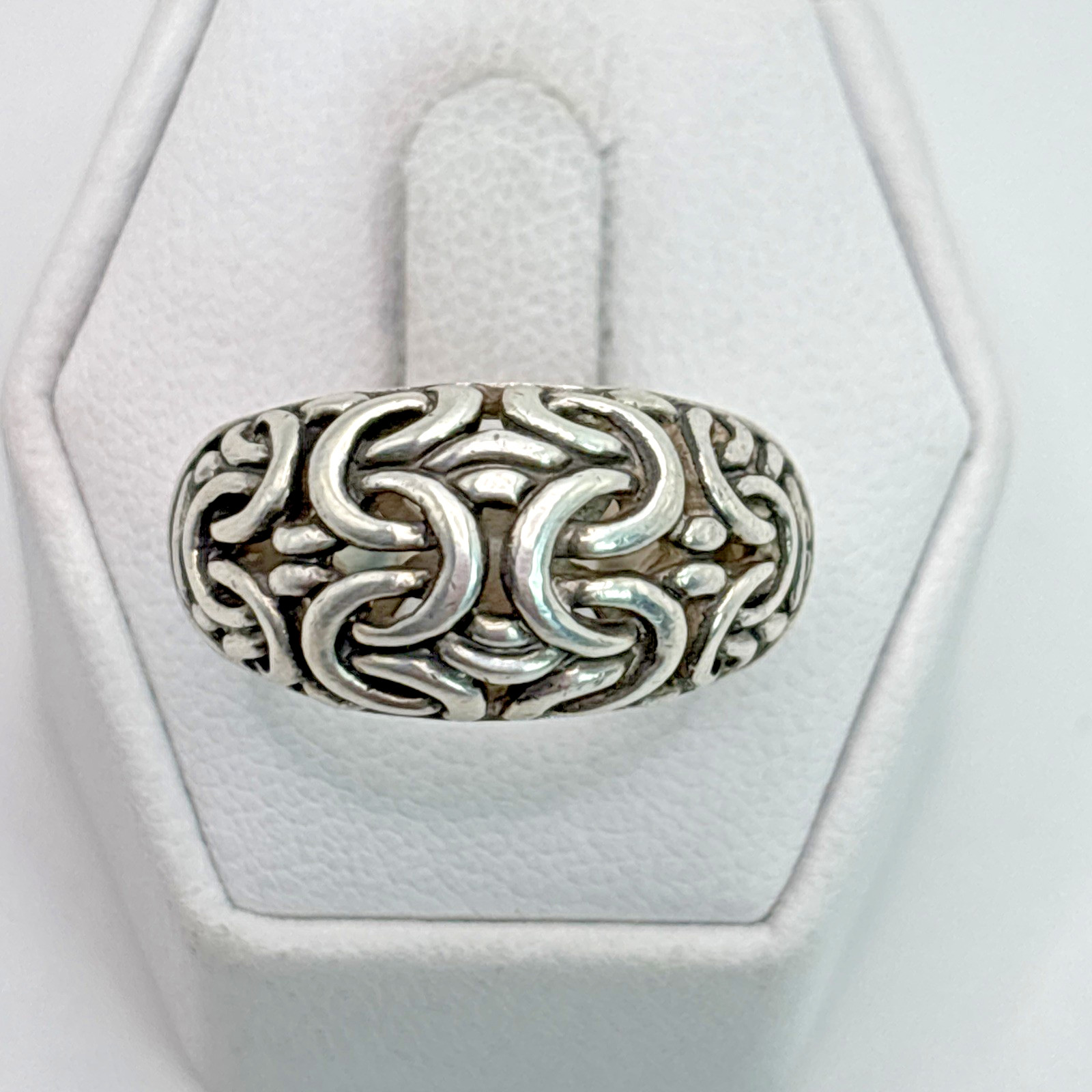STUNNING .925 Vintage Sterling Silver Estate Ring Size 7