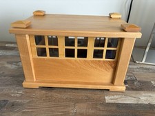 Vintage 1980s Wooden "falling Rain" Chime Box - Made In Taiwan