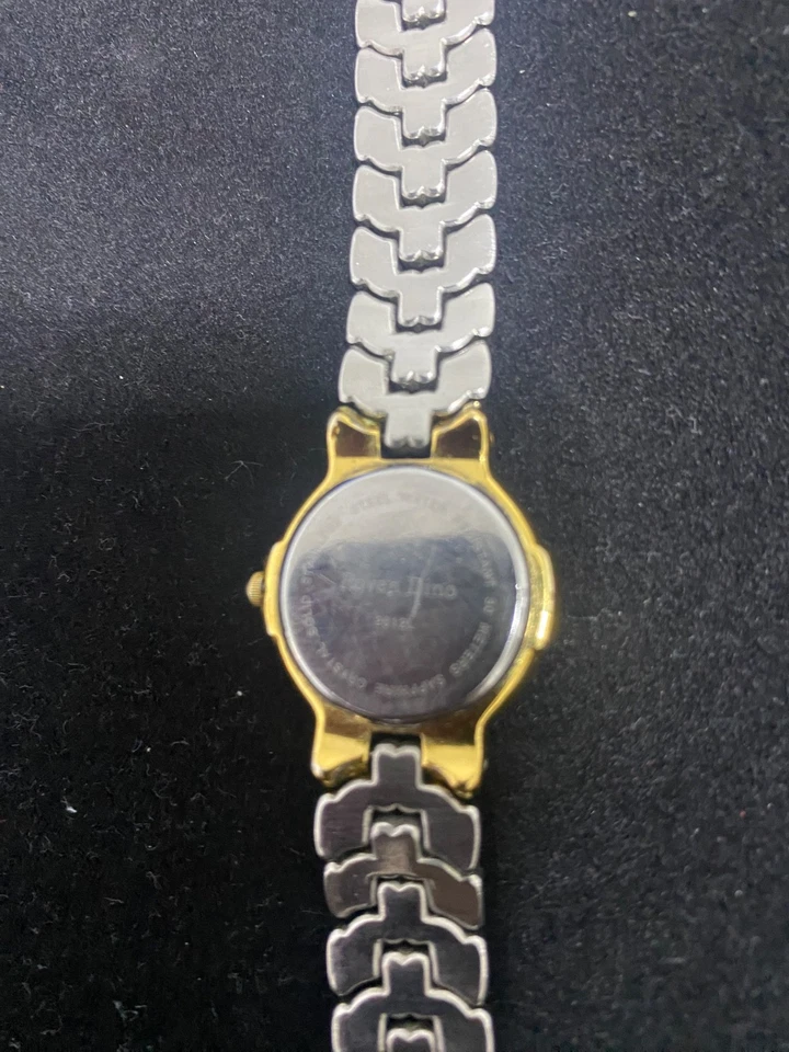 Roven Dino Watch Date Indicator Silver/Gold Toned Sapphire Crystal  - Image 2 of 4