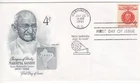 STAMP US SCOTT 1174 "India" "Mahatma Gandhi" 8 CENT 1961 FDC - B