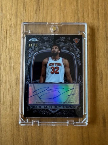2025 Topps Chrome Karl-Anthony Towns Refractors Black (RAW)