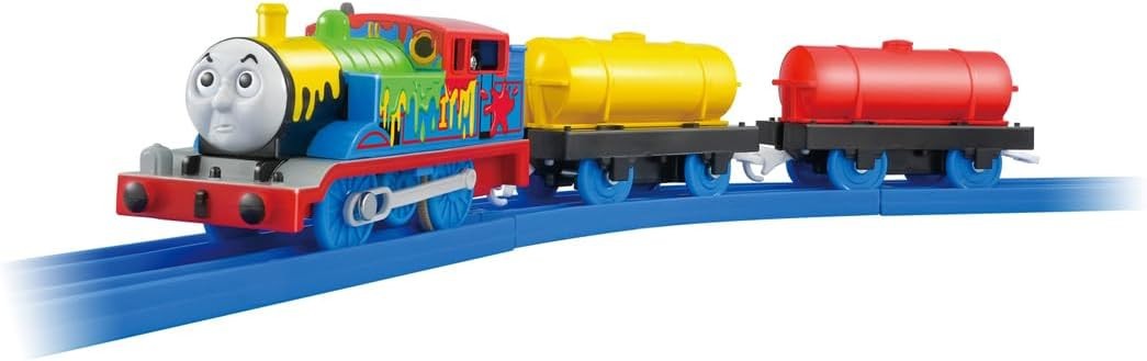 Takara Tomy Plarail Thomas TS-18 Plarail Paint Thomas Japan New