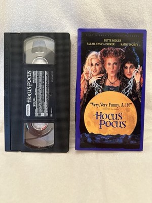 Disney VHS #2144, Hocus Pocus, Bette Midler, Sarah Jessica Parker, Kathy Najimy,
