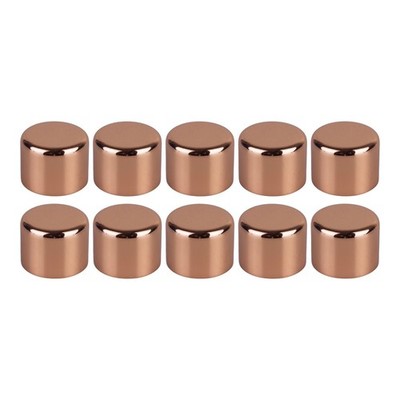 Varilight WKCU10 poliertes Kupfer Matrix 6 mm ''D'' Dimmerknopf (10er Pack)