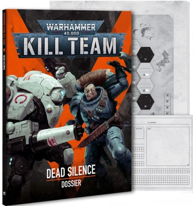 GAMES WORKSHOP Kill Team: Dead Silence Dossier, Campaign Map, & Log Pad Warhammer 40k