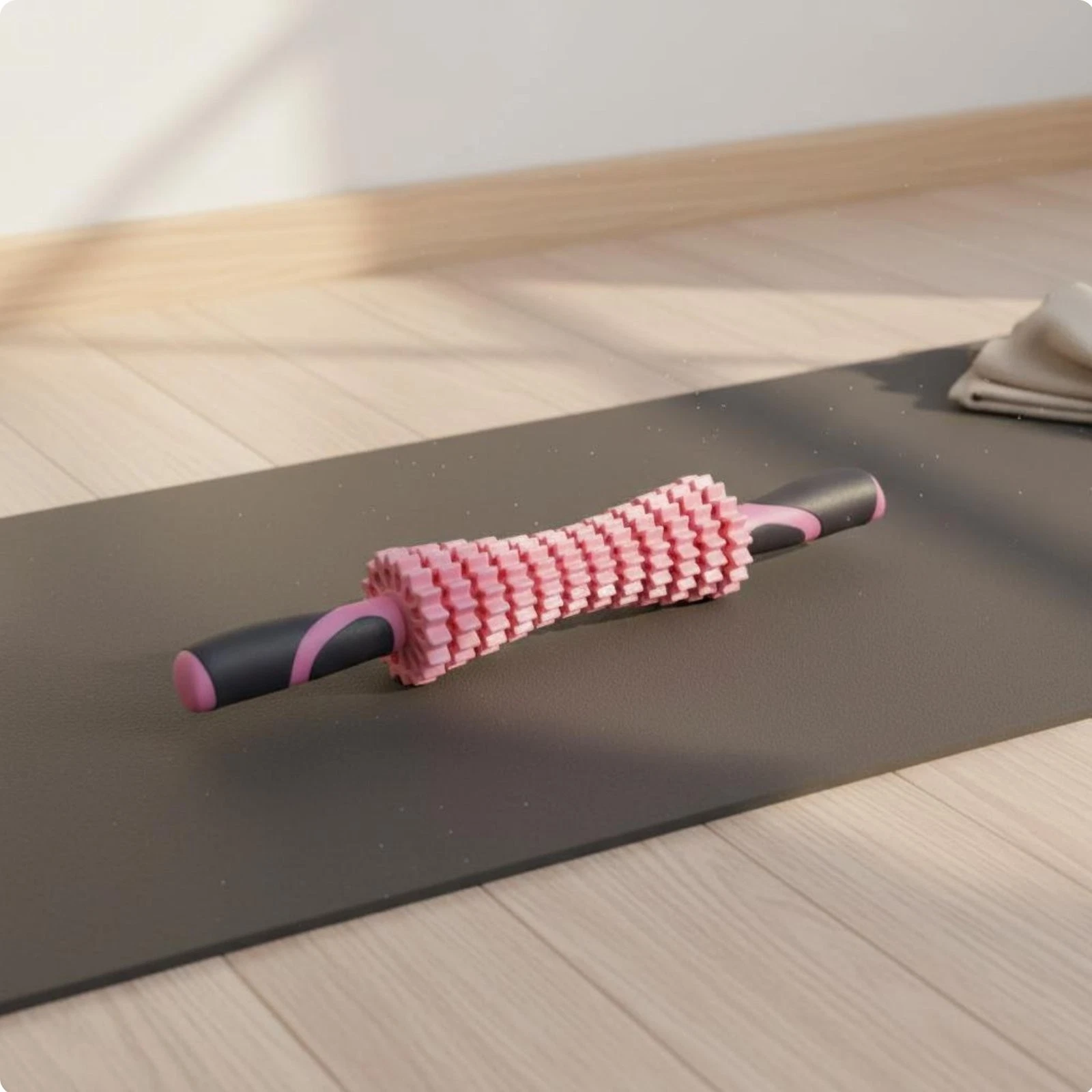 Muscle Massage Stick Portable Handheld Roller Massager Ergonomic Grip for Home