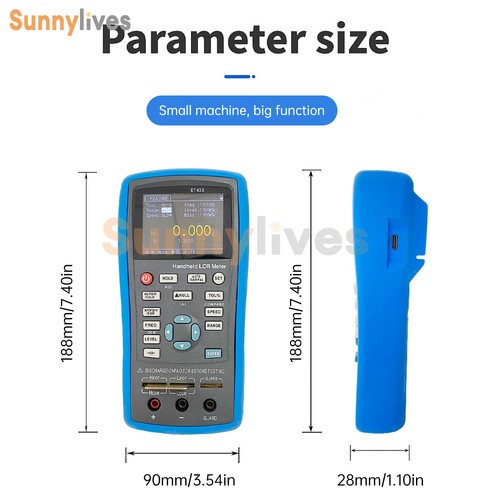 ET432 LCR Bridge Digital LCD Capacitance Inductance Resistance Meter Tester - Picture 17 of 28