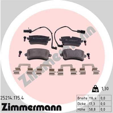 Plaquettes de frein arriere Audi A7 Sportback 3.0 TDI Quattro kit de friction arriere berline v6