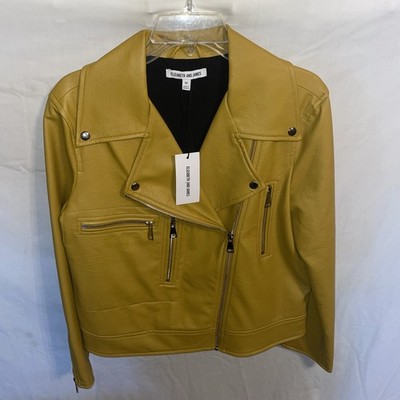 Elizabeth & James Fashion Jacket Womens Size Medium Yellow Going Out Party NWT