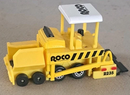 Vintage Roco Construction Diecast & Plastic  R235 Yellow Tar-Mac Machine