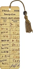 Vintage Library Card Beaded Bookmark Hardcover – June 24, 2023 