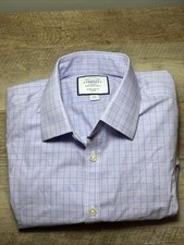 Charles Tyrwhitt Men's Dress Shirt Extra Slim Fit, Non-Iron - 16/34 In.