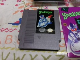 #822 Shadowgate NES CIB with both manual & Hint book RARE COMBINATION