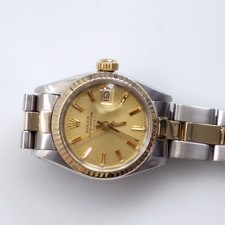 W/Papers 1981 Rolex Ladies Date Two Tone Oyster Champagne Automatic Watch 6917 7