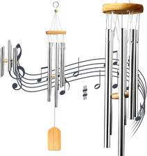 Nuosen - Scacciaspiriti, Campanello Musicale, in Legno, Da Appendere, per Estern