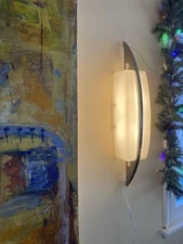 Vintage Space Jetsons  Futuristic Atomic  Wall Light/Sconse