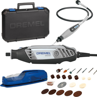 Dremel 3000 Multifunktionswerkzeug 130W, Set Mit 1 Aufsatz, 25 Zubehörteilen, Va