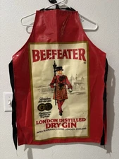 Vintage Beefeater London Dry Gin Apron Advertisement Bar