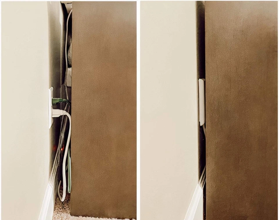 Гладкий оригинальный и запатентованный ультратонкий консилер для розеток с консилером для шнура - Изображение 4 из 4