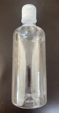 16oz~Clear Plastic Squeeze Bottle~Flip Cap~Condiment Dispenser~Oil Syrup Sauce
