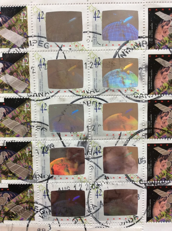 BroadviewStamps Canada #1442iv used sheet. RARE! from Bileski.  See notes.$1000+ - Image 3 of 4