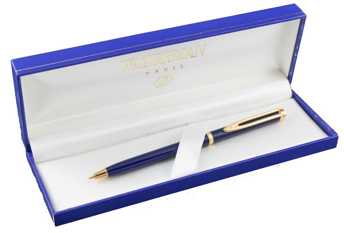 Waterman Gentleman Blue & Gold Mechanical Pencil - .7mm | eBay