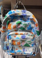 2025 Disney Four Parks Icons Epcot Kingdom Studios Full Size Large Backpack NEW