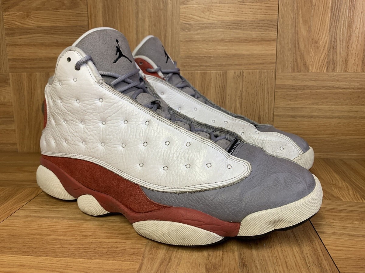 Air Jordan 13 ホワイト/グレー RARE🔥 Nike Air Jordan 13 XIII Retro Gray Toe White Leather