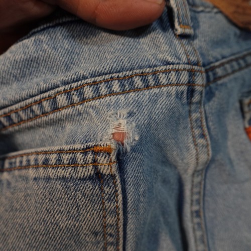Vintage Levi’s 560 Orange Tab Shorts Jorts 32x10 Made In USA - Picture 6 of 9