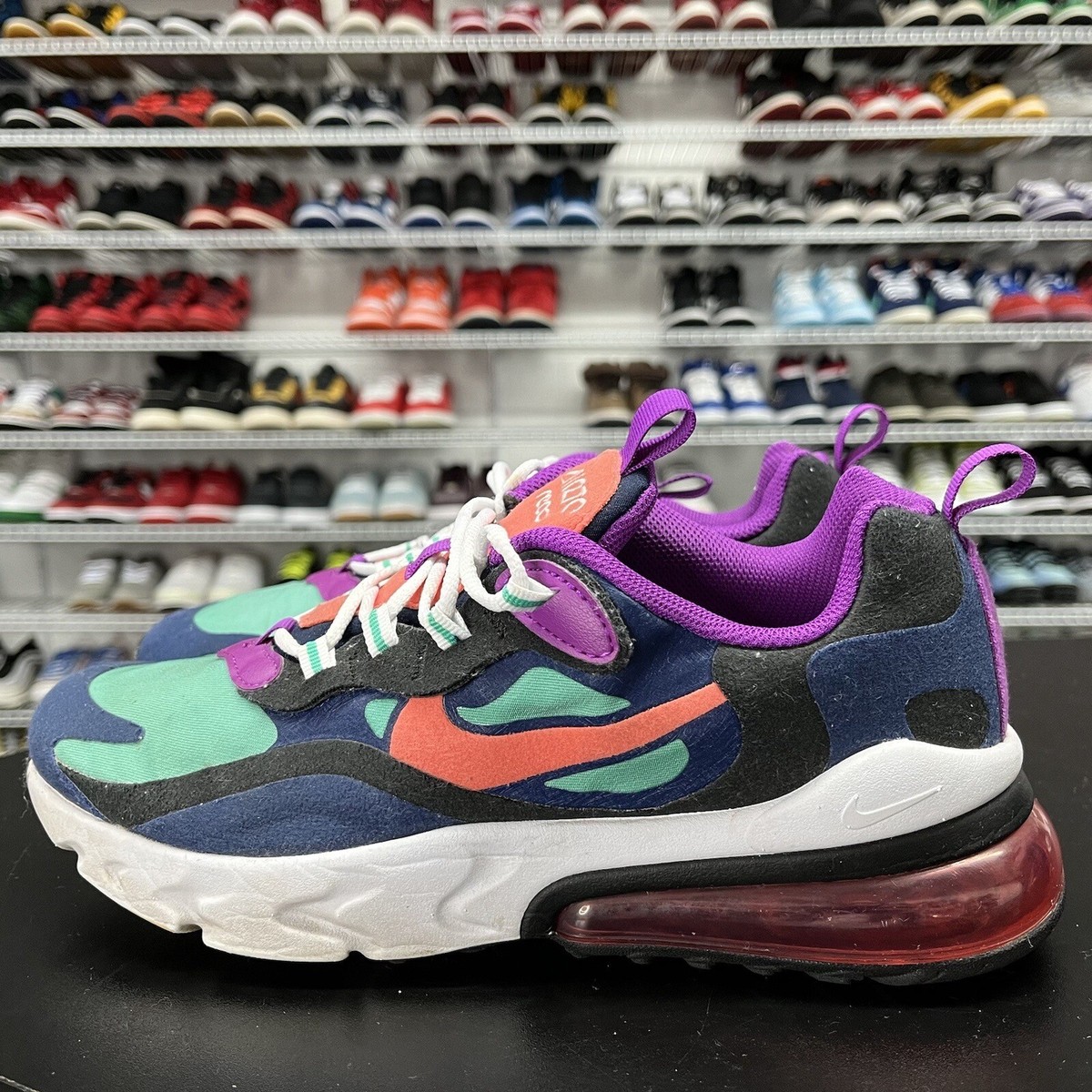 nike 270 react blue void