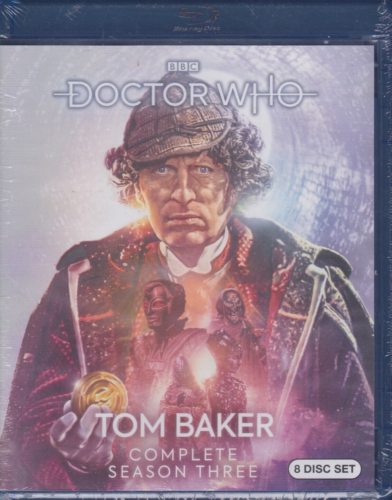 BBC DOCTOR WHO TOM BAKER COMPLETE SEASON THREE BLURAY BOX SET (26 Episodes)