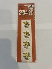 Toys for America Banana Scratch and Sniff Stickers Sealed 1980s Vintage