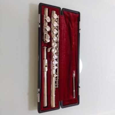 YAMAHAフルート YFL211 シルバー YAMAHA Flute Yfl-211 Silver Plating w/ Hard Case Used
